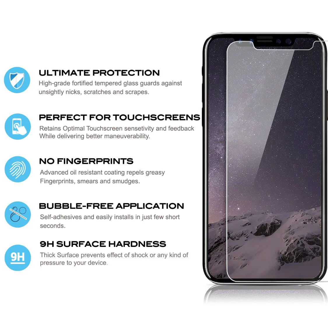 Lightning Shield iPhone XR Tempered Glass Screen Protector - Image 4