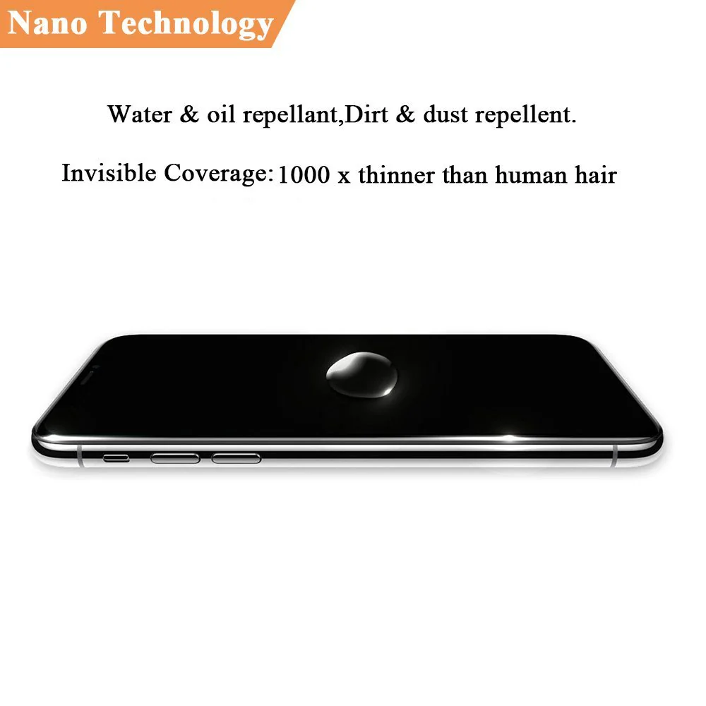 Nano Liquid Glass Screen Protector,Anti-Scratch/ 9H Hardness/ High Def/ Invisible Protectors for Galaxy Note 8/S8/S9 for iphone X/8/7/6plus for Tablet - Image 9