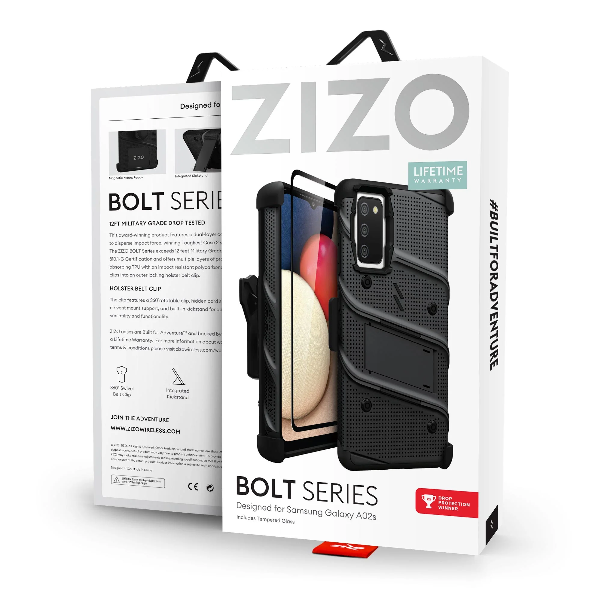 ZIZO BOLT Series Galaxy A02s Case - Image 7