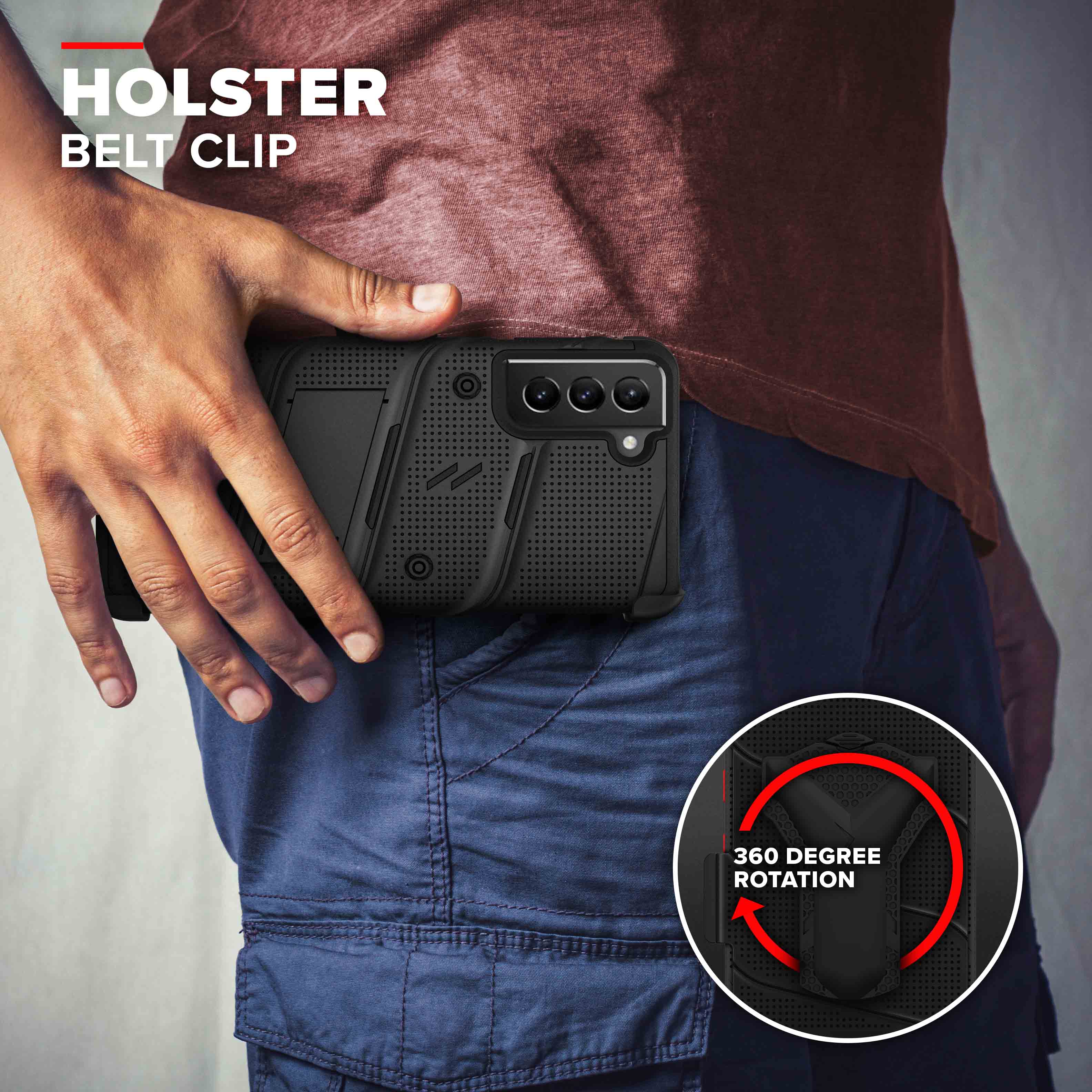 ZIZO BOLT Series Galaxy S21+ 5G Case - Image 4