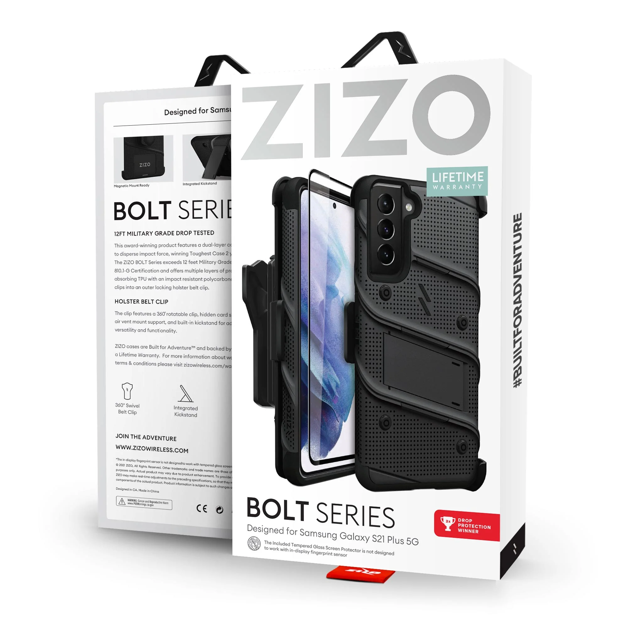 ZIZO BOLT Series Galaxy S21+ 5G Case - Image 7