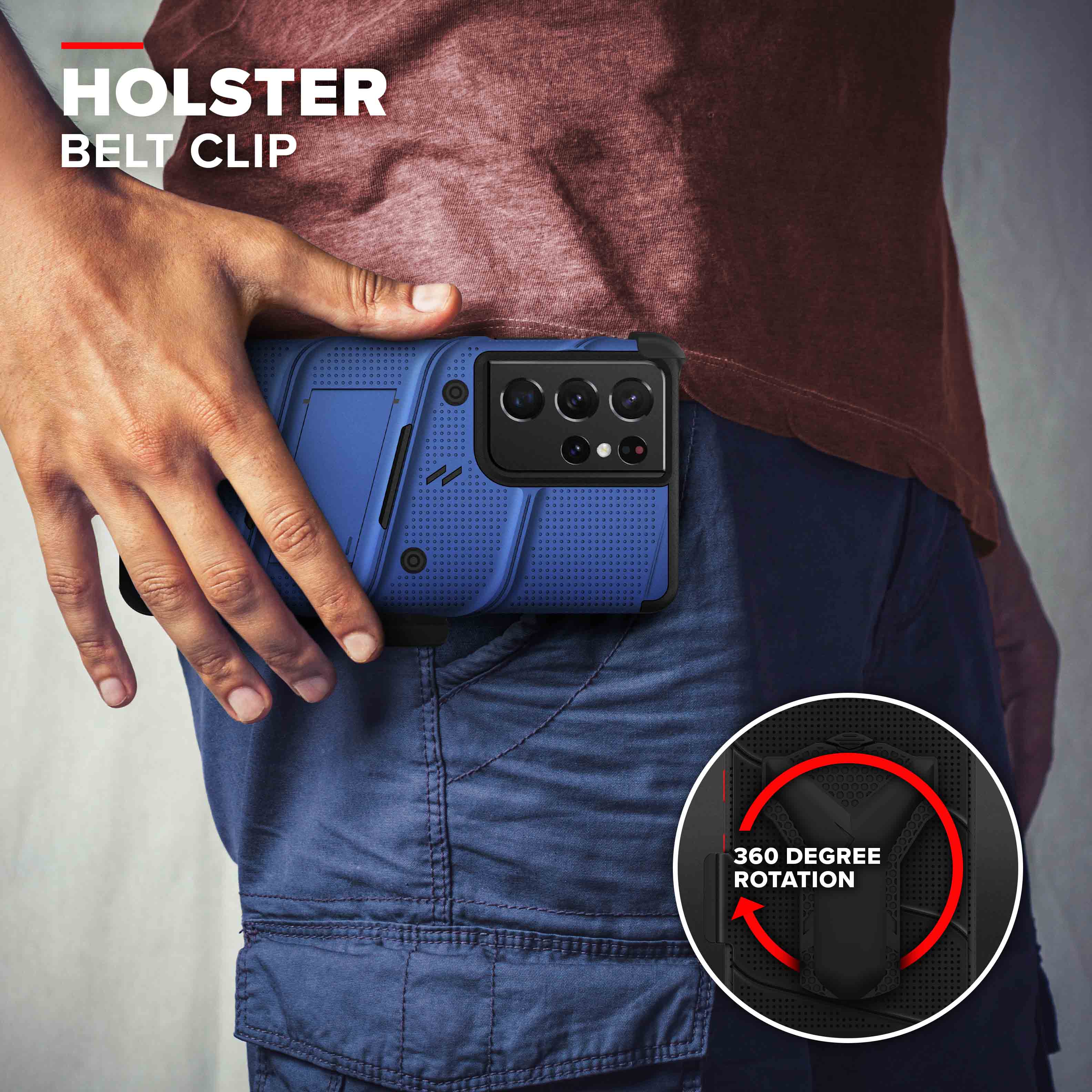 ZIZO BOLT Series Galaxy S21 Ultra 5G Case - Image 4