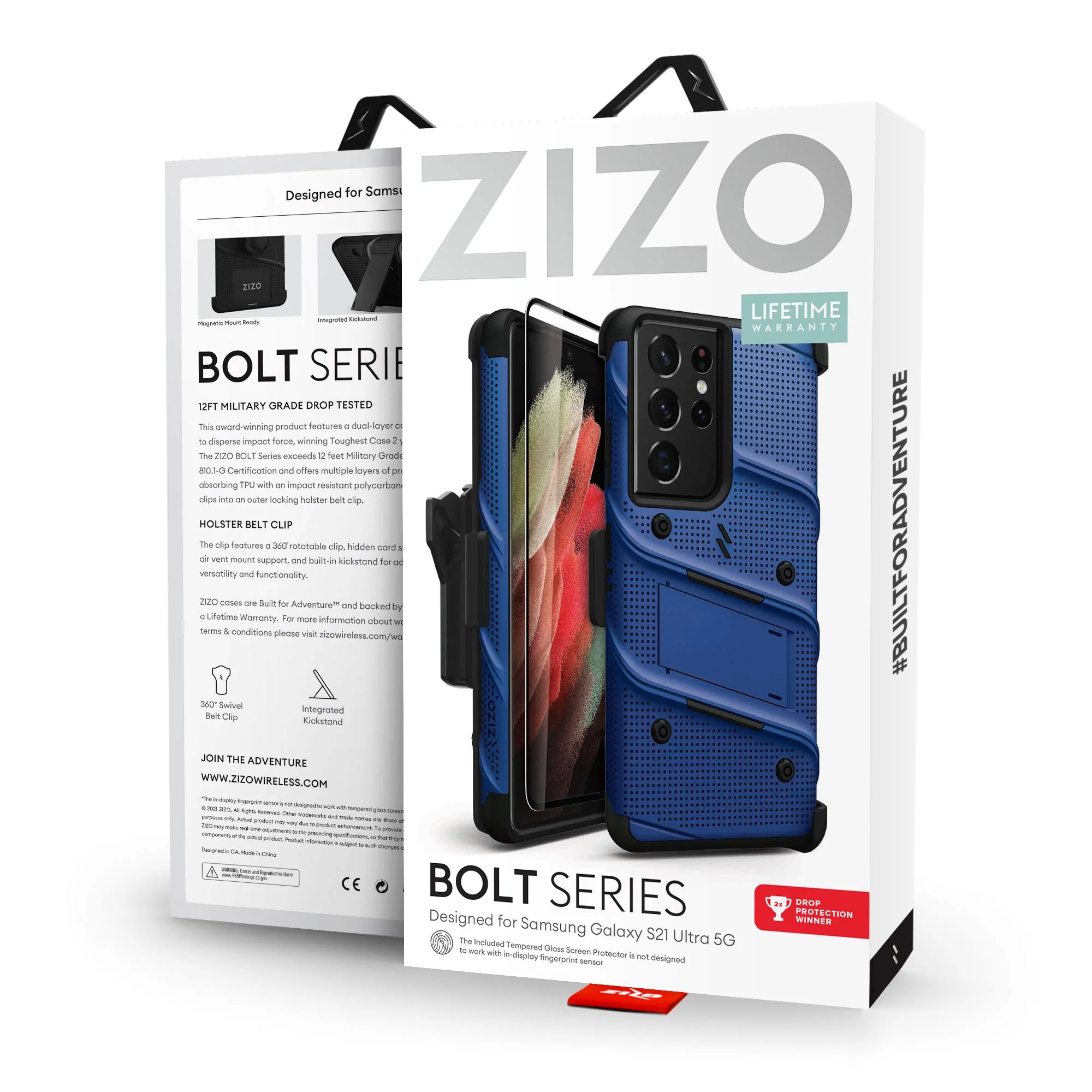 ZIZO BOLT Series Galaxy S21 Ultra 5G Case - Image 7