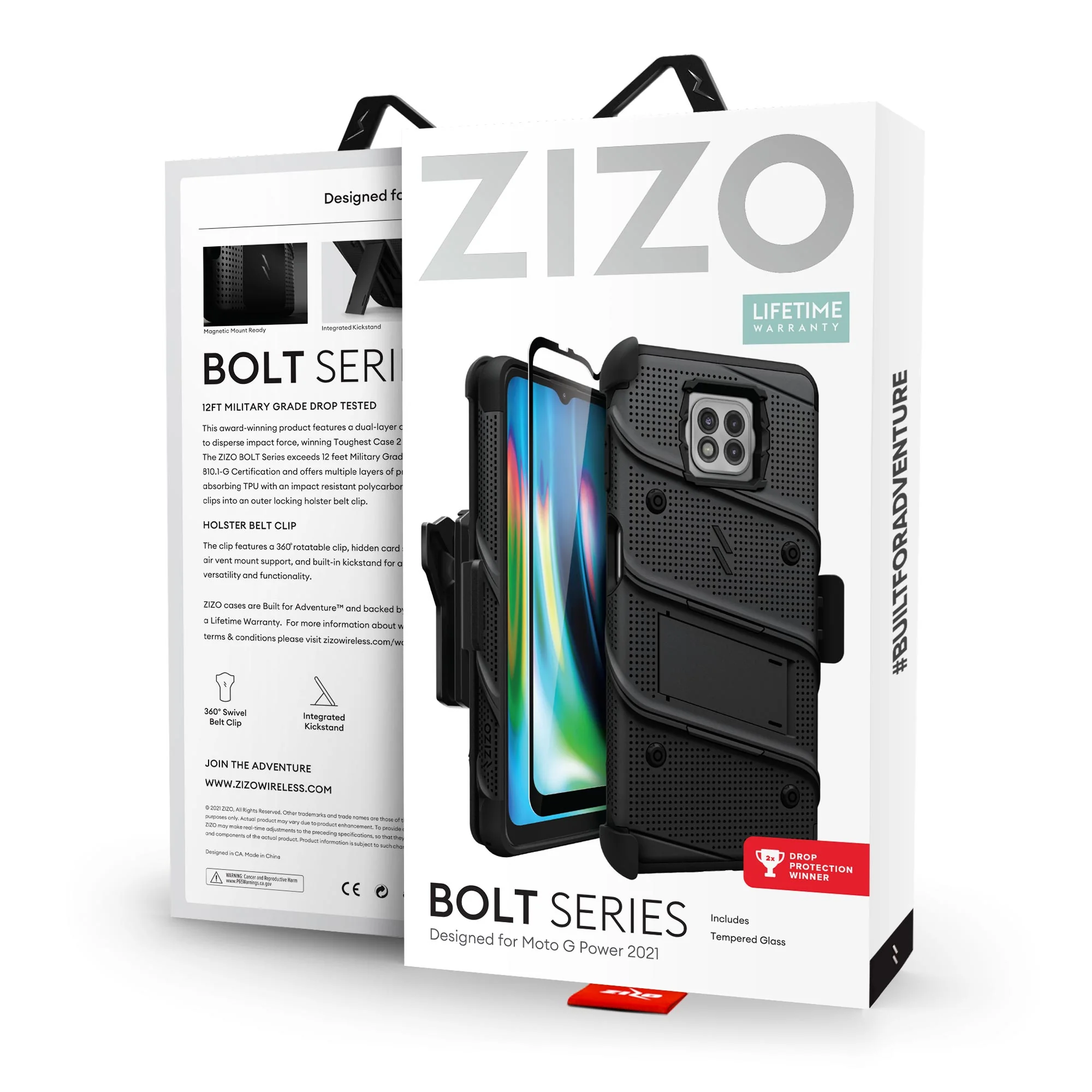ZIZO BOLT Series Moto G Power (2021) Case - Image 7