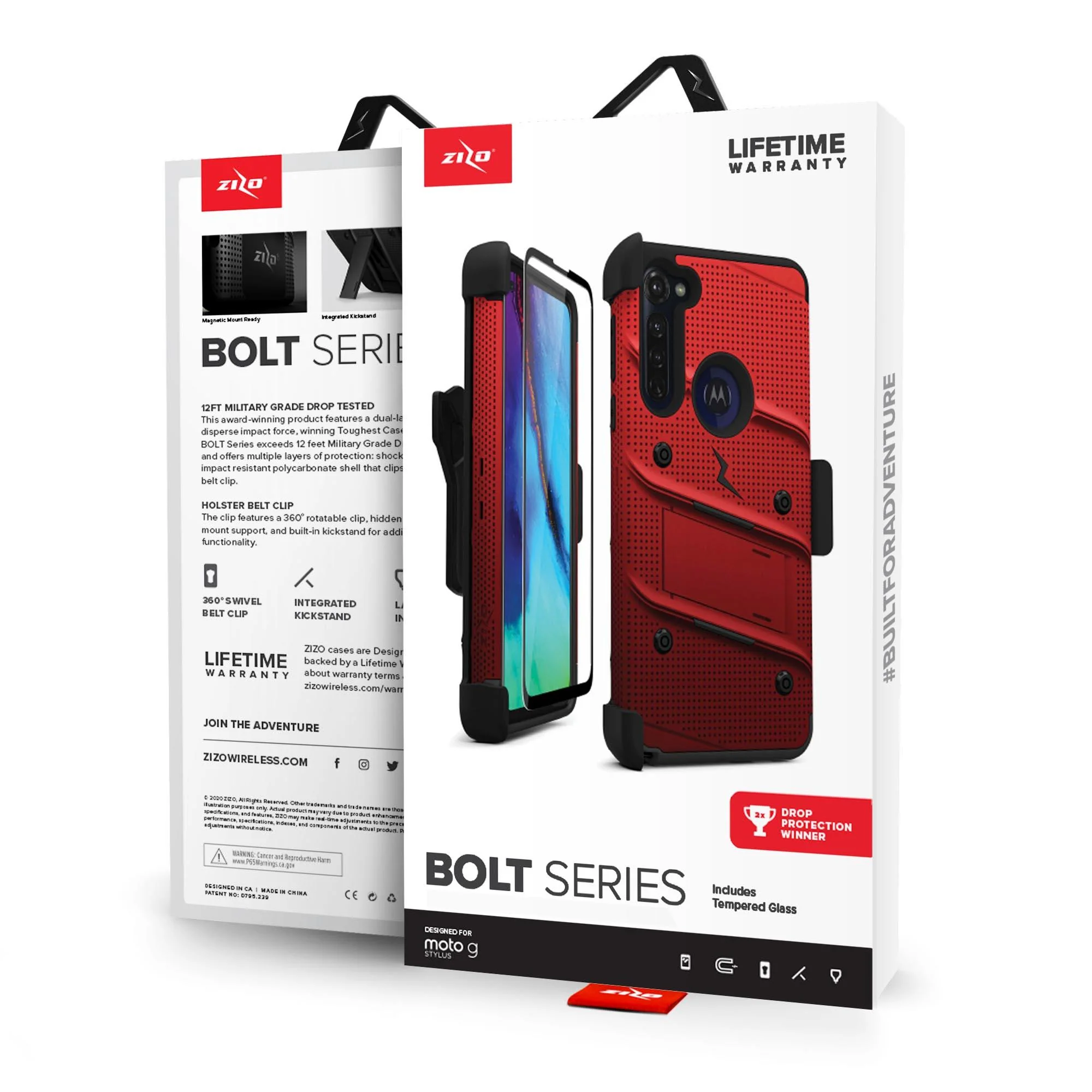 ZIZO BOLT Series Moto G Stylus (2020) Case - Image 7