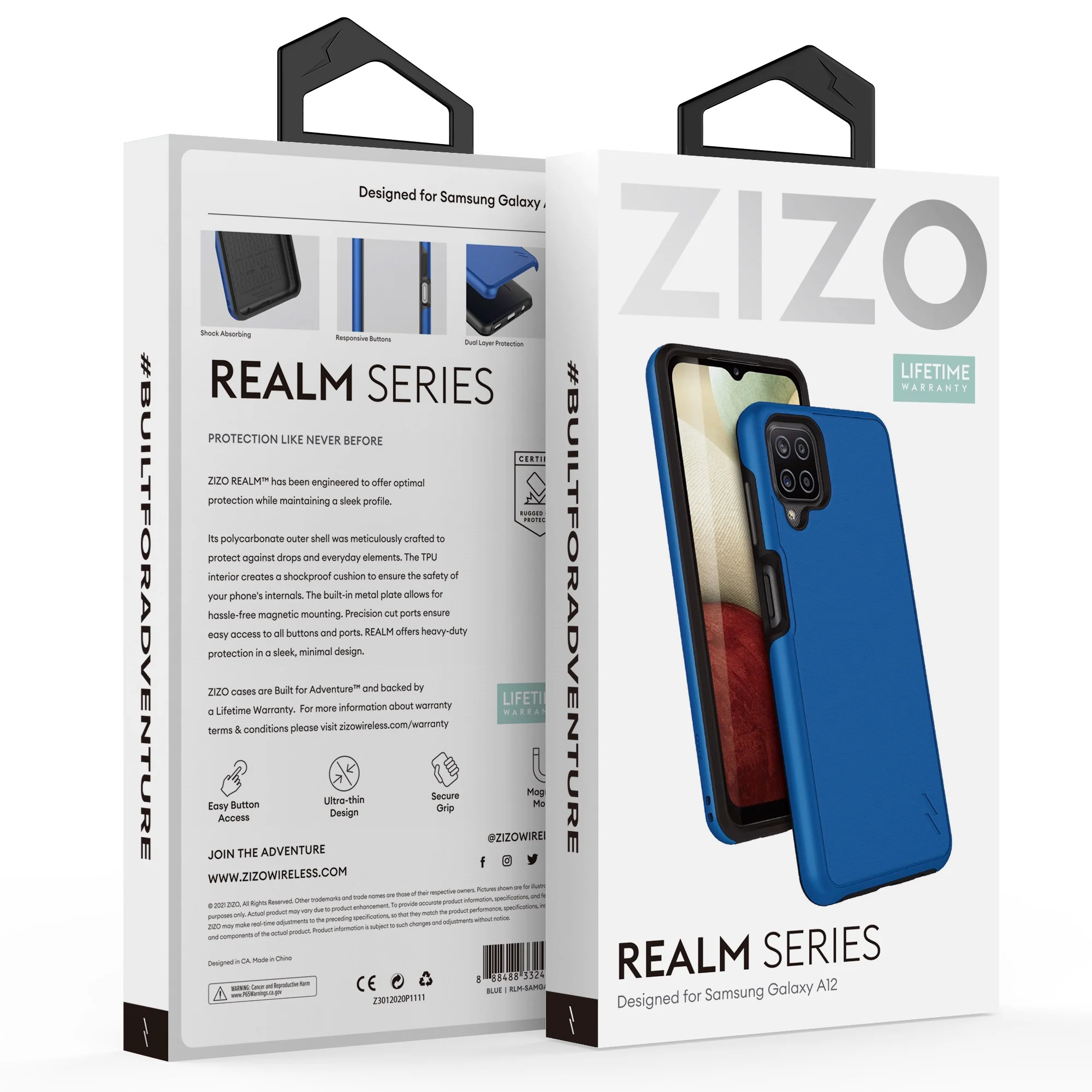 ZIZO REALM Series Galaxy A12 Case - Image 7