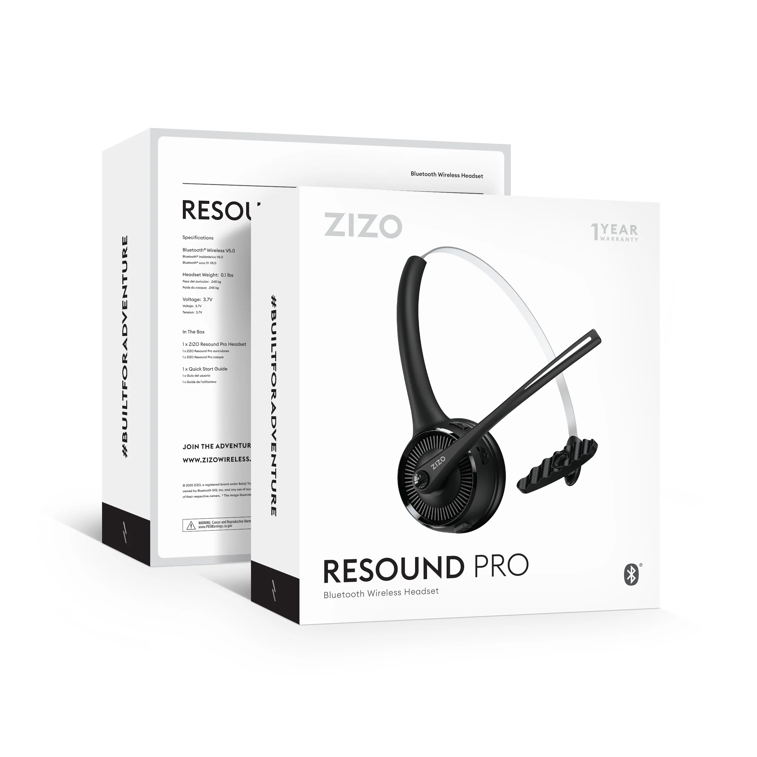 ZIZO RESOUND PRO Wireless Headset with Base - Image 7