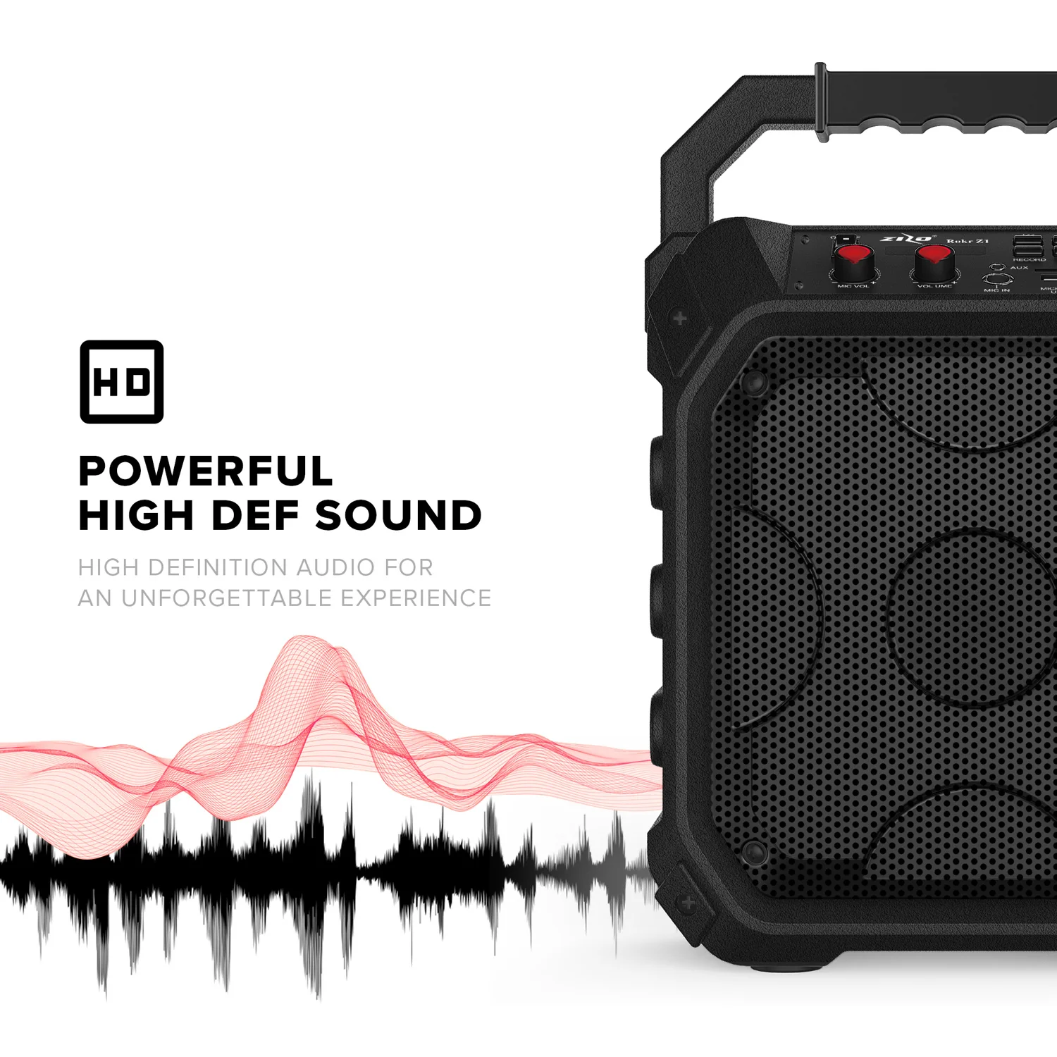 ZIZO Rokr Z1 Portable Bluetooth Speaker - Image 3