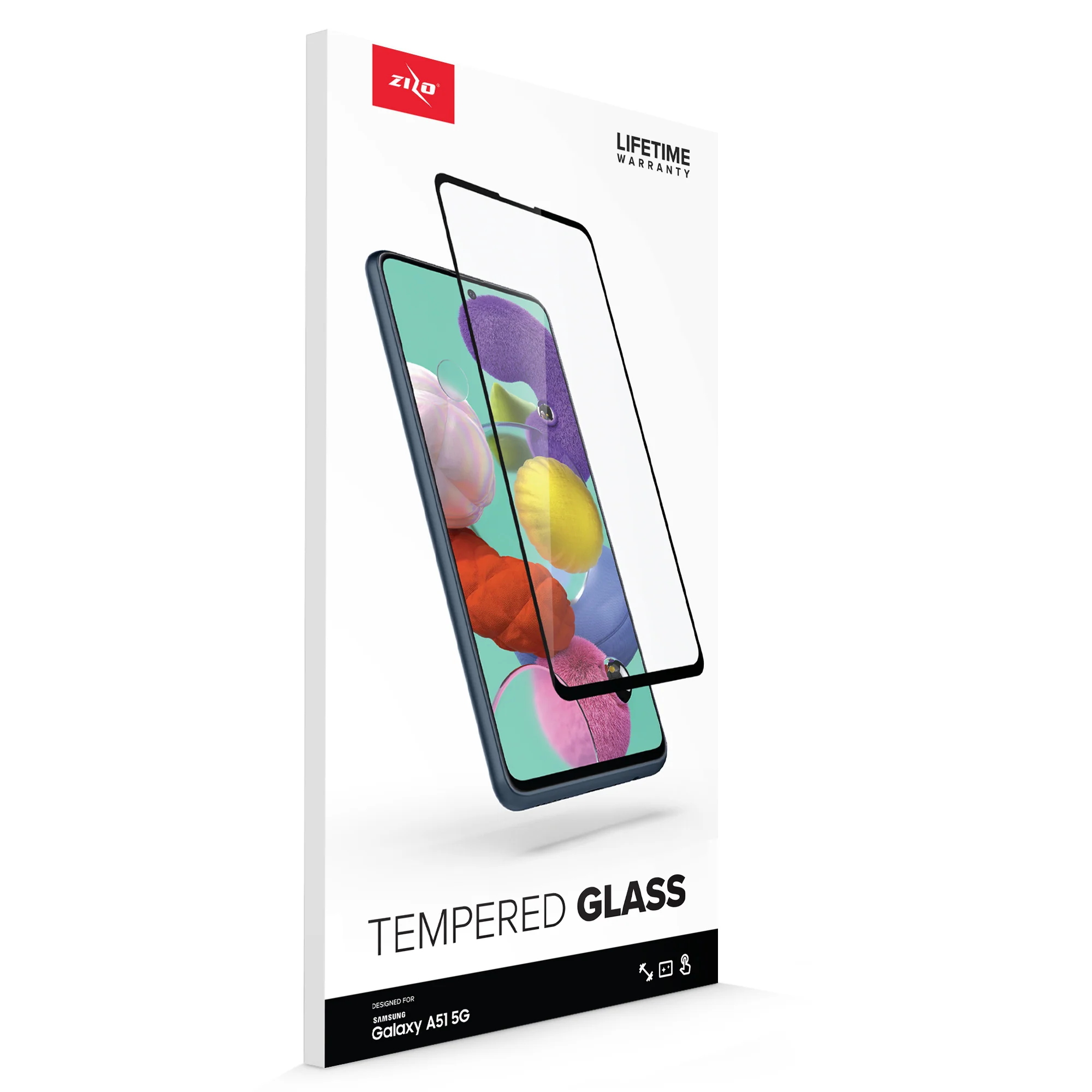 ZIZO TEMPERED GLASS Screen Protector for Galaxy A51 5G - Image 4