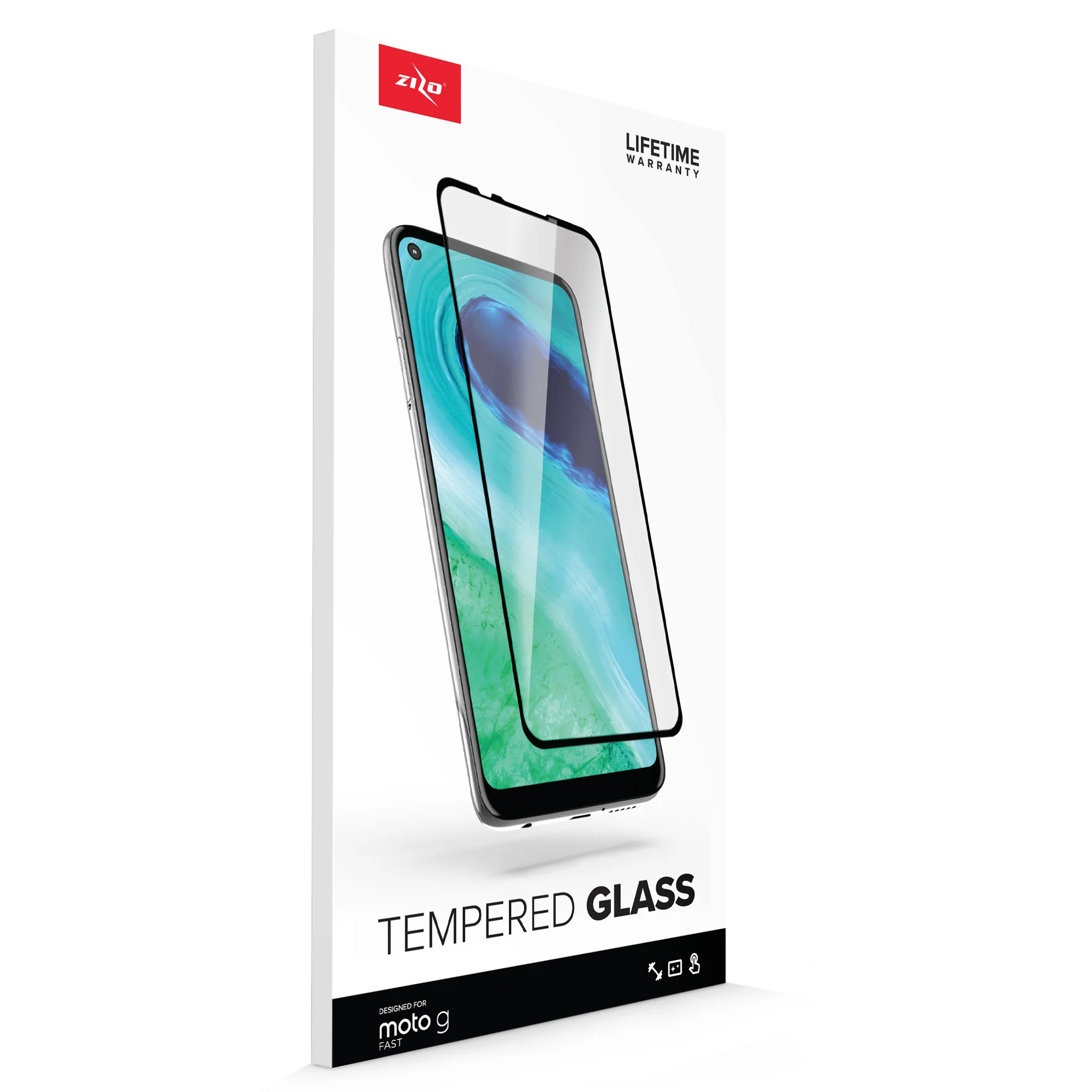 ZIZO TEMPERED GLASS Screen Protector for Moto G Fast - Image 4