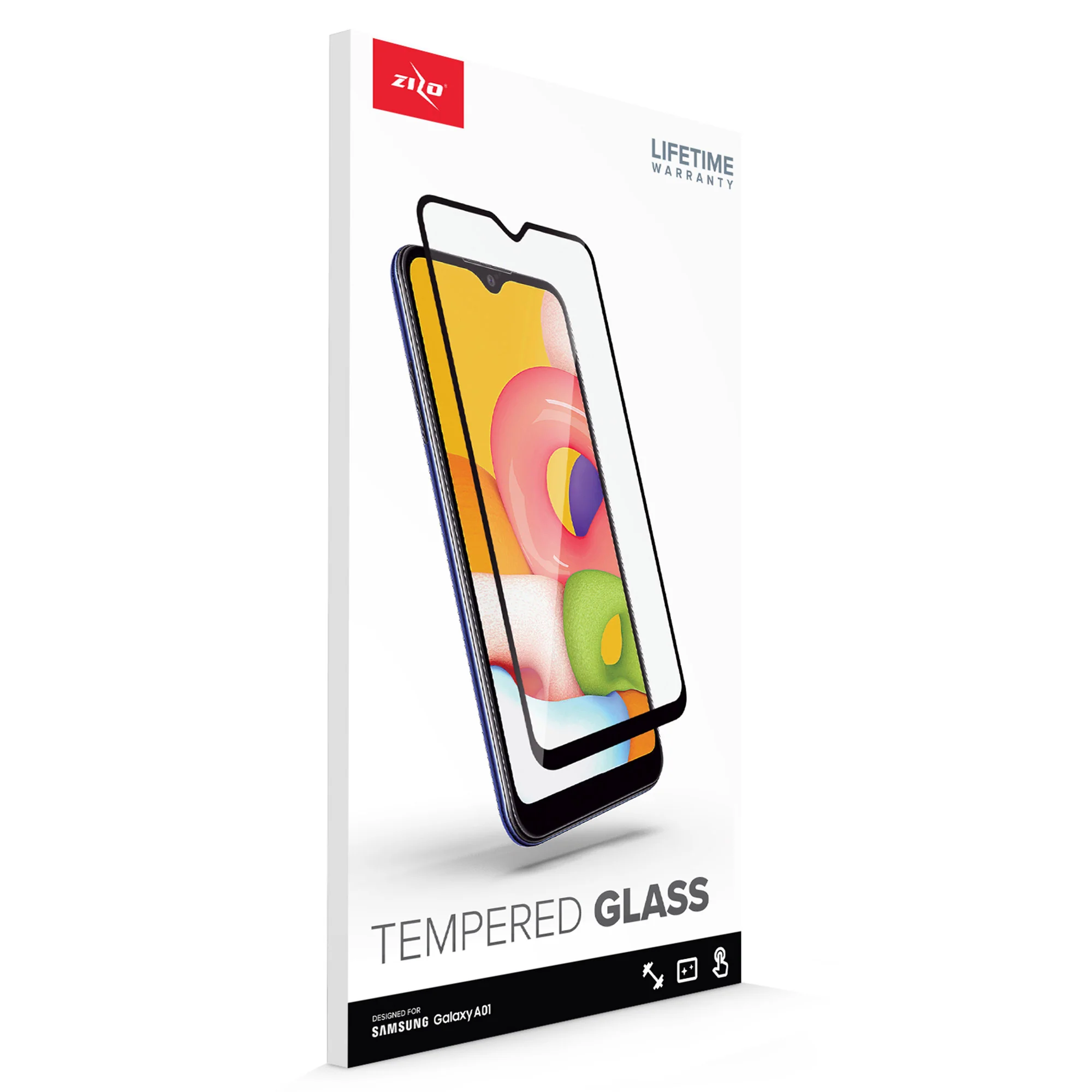 ZIZO TEMPERED GLASS Screen Protector for Samsung Galaxy A01 - Image 4