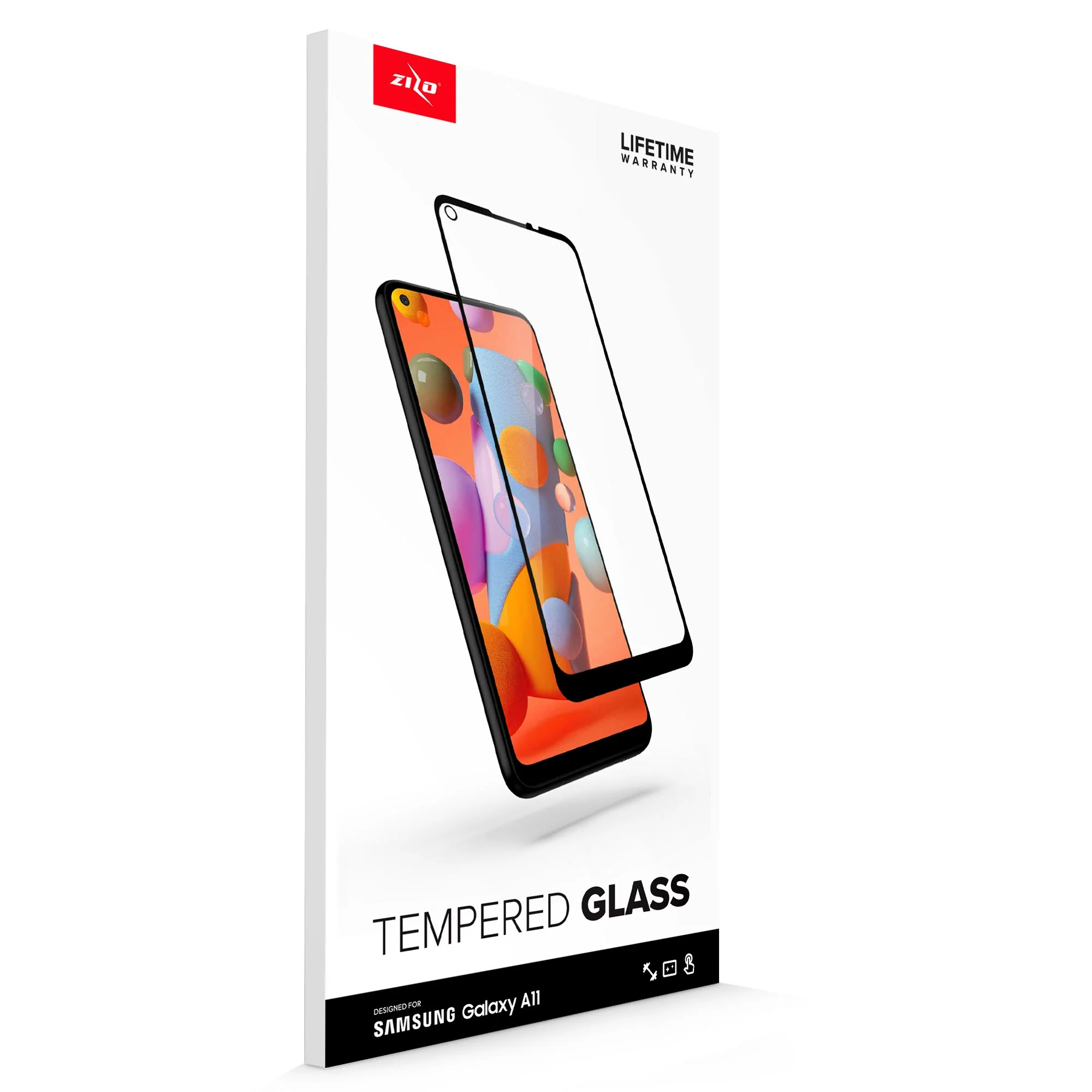 ZIZO TEMPERED GLASS Screen Protector for Samsung Galaxy A11 - Image 4