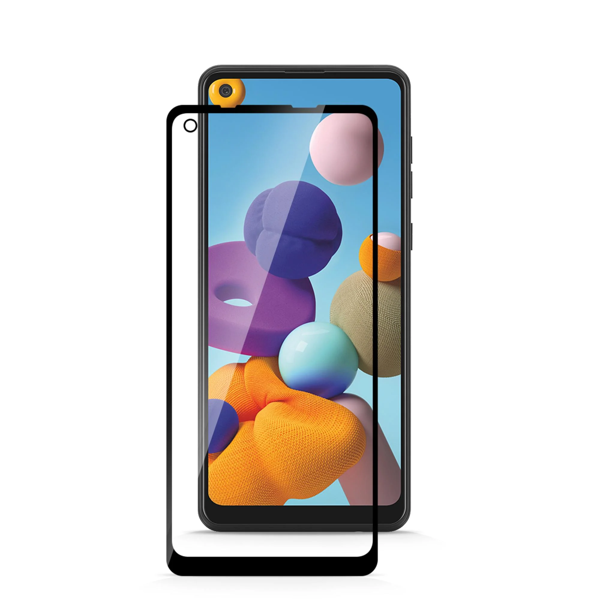 ZIZO TEMPERED GLASS Screen Protector for Samsung Galaxy A21 - Image 3